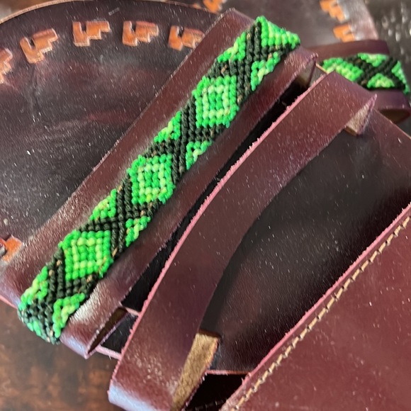 Mexican sandals slides Ladies size 8 NEW woven strap - Picture 4 of 5